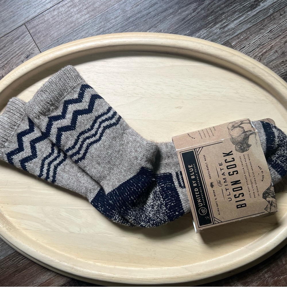 NWT United By Blue Ultimate Bison Sock - Unisex Size Small